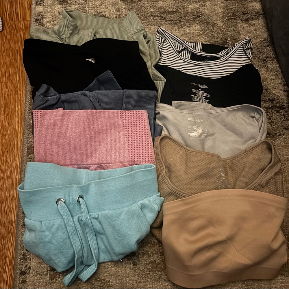 Assorted Women's Activewear Tops and Bottoms